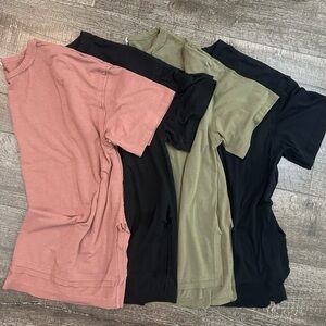 Set of Exlura Women's Casual Short Sleeve Tees